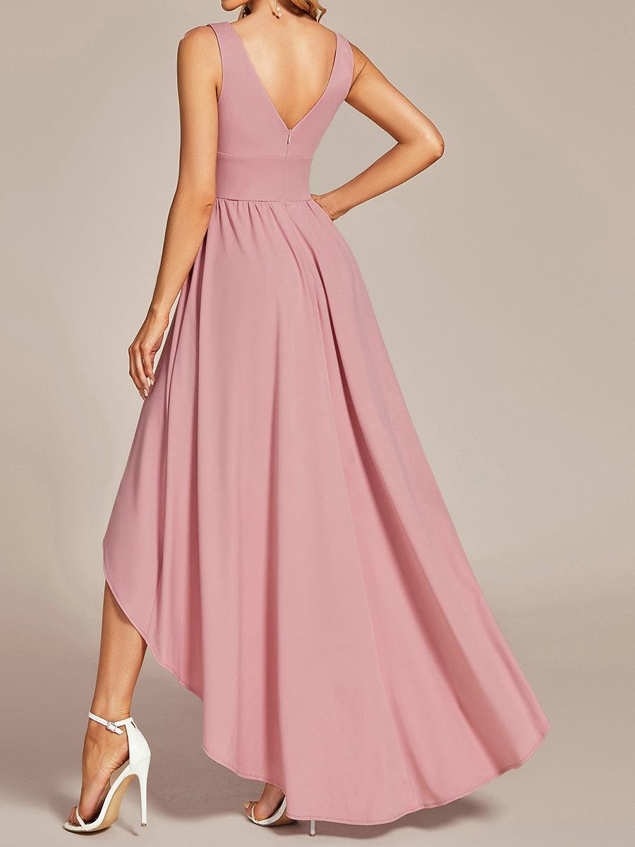 Maite | Vestido Largo Plisado con Talle Ceñido