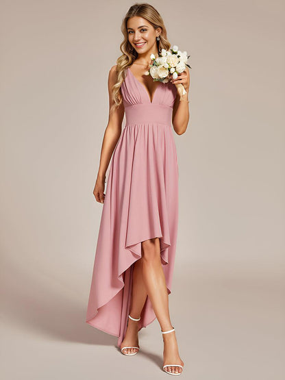 Maite | Vestido Largo Plisado con Talle Ceñido