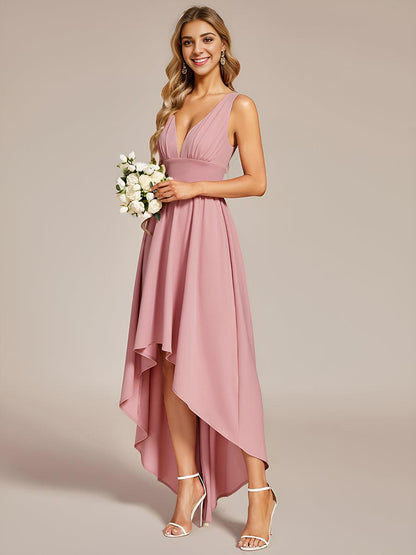 Maite | Vestido Largo Plisado con Talle Ceñido