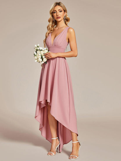 Maite | Vestido Largo Plisado con Talle Ceñido