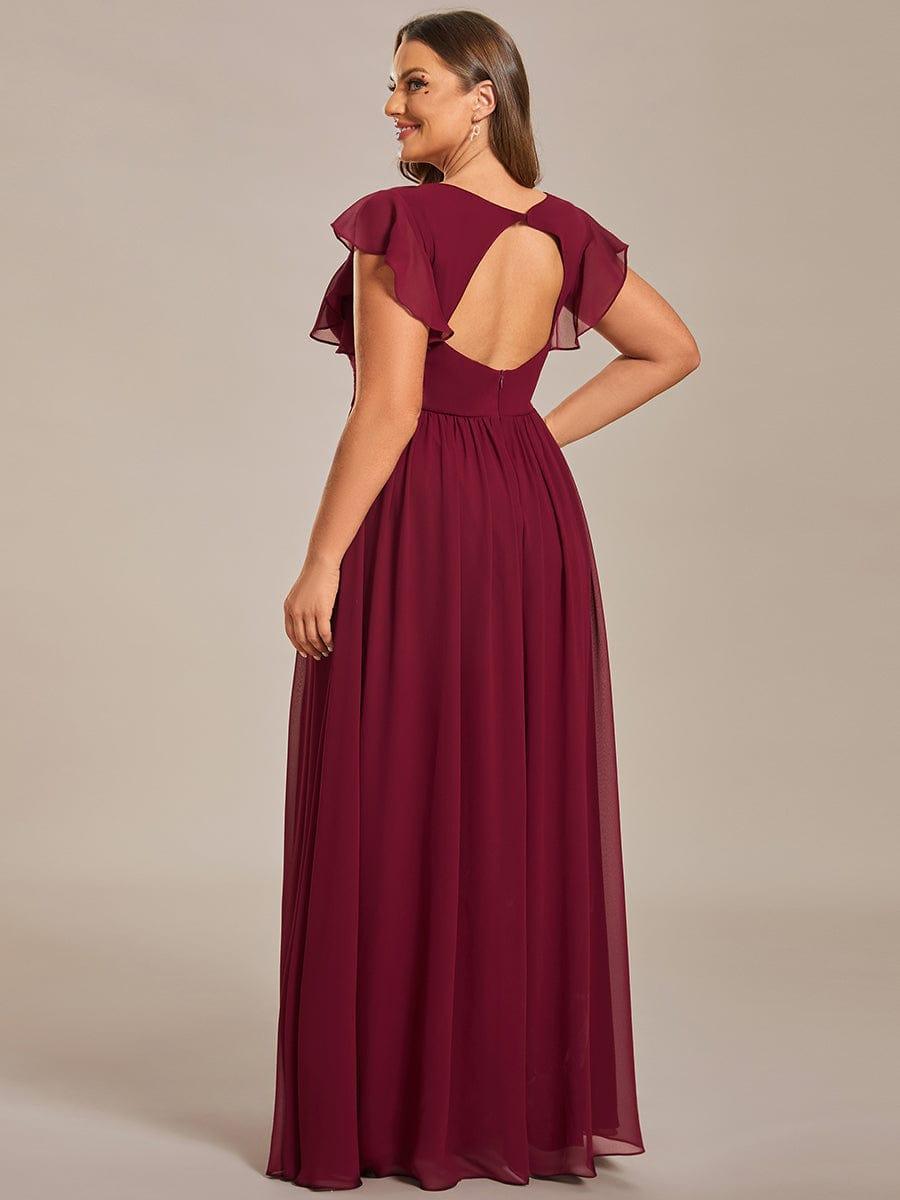 Casilda | Vestido Largo de Gasa con Espalda Abierta