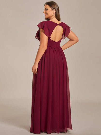 Casilda | Vestido Largo de Gasa con Espalda Abierta