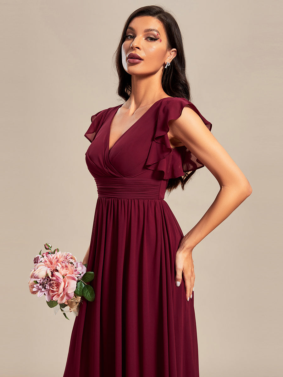 Casilda | Vestido Largo de Gasa con Espalda Abierta