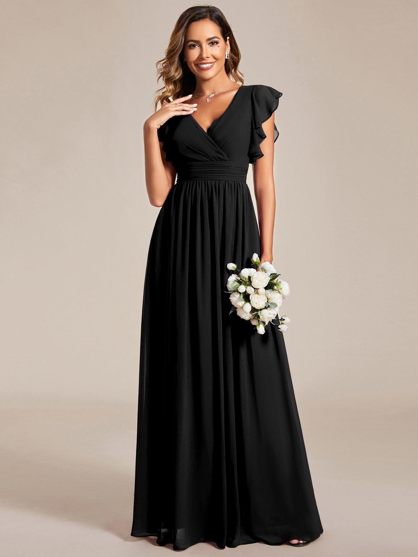 Casilda | Vestido Largo de Gasa con Espalda Abierta