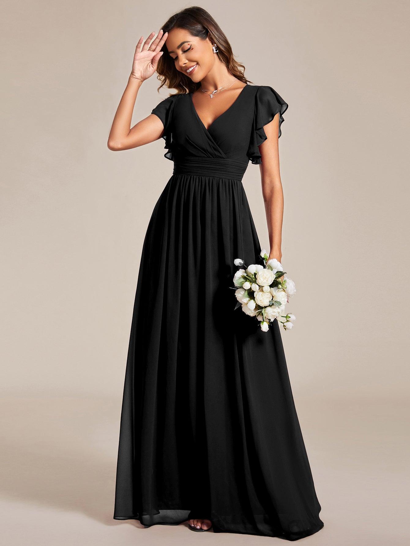 Casilda | Vestido Largo de Gasa con Espalda Abierta
