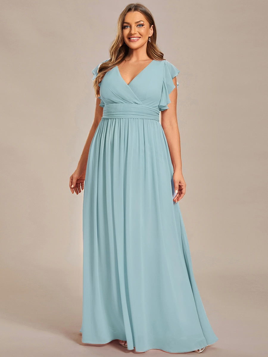 Casilda | Vestido Largo de Gasa con Espalda Abierta