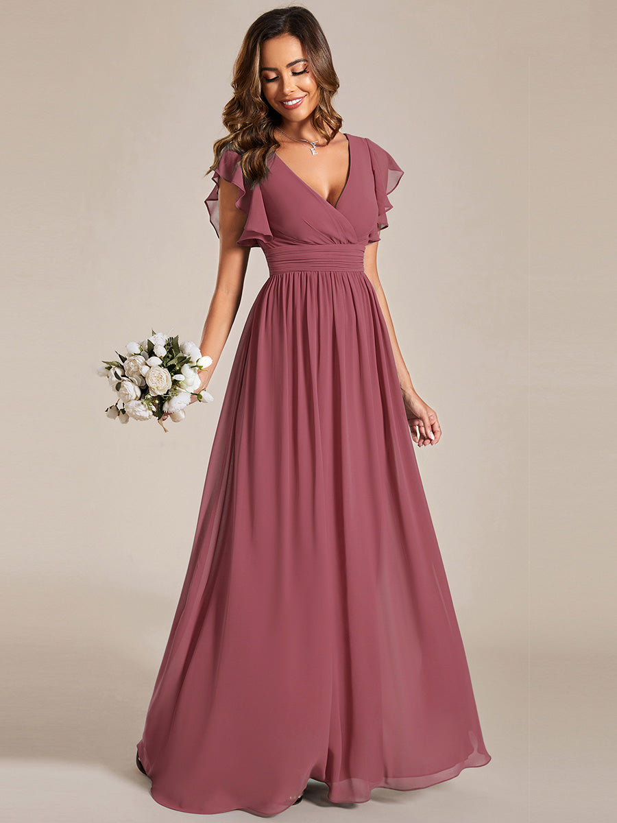 Casilda | Vestido Largo de Gasa con Espalda Abierta
