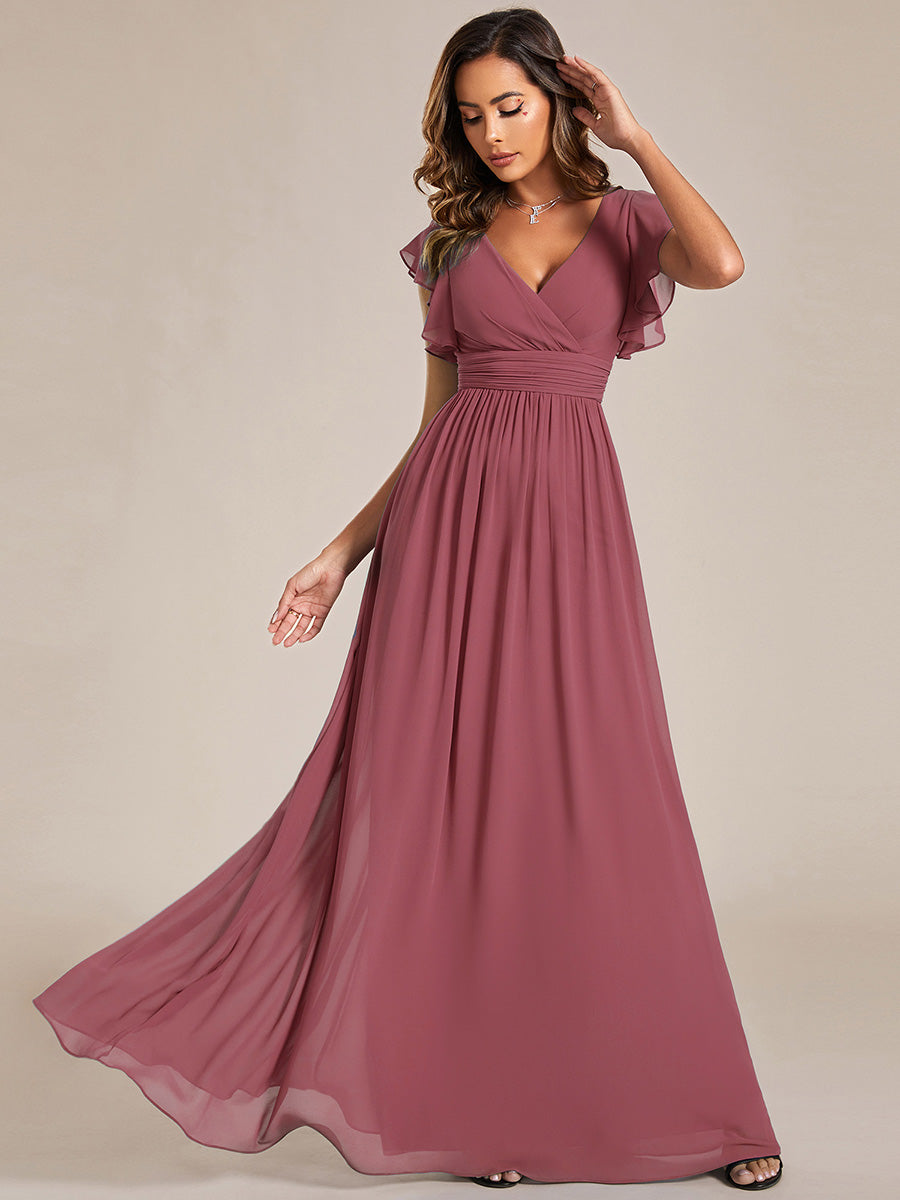 Casilda | Vestido Largo de Gasa con Espalda Abierta