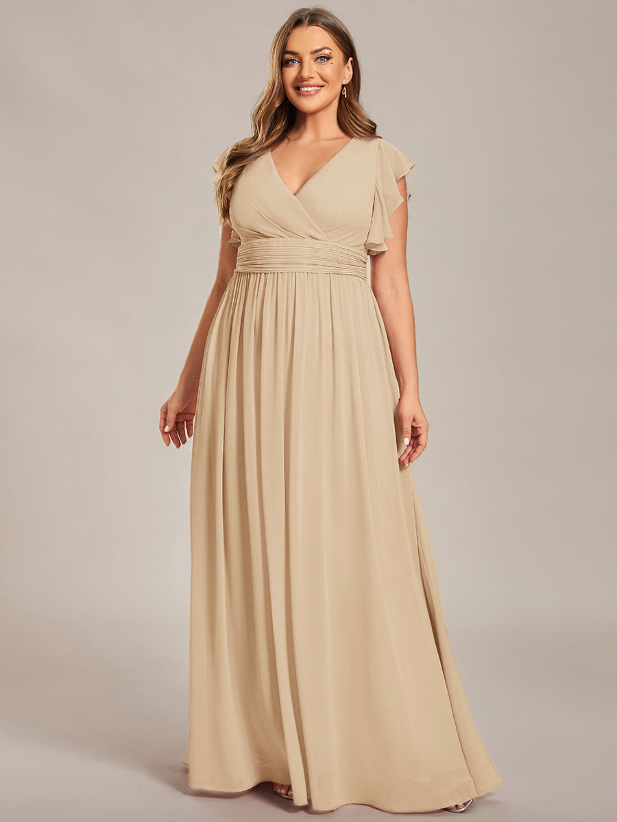 Casilda | Vestido Largo de Gasa con Espalda Abierta