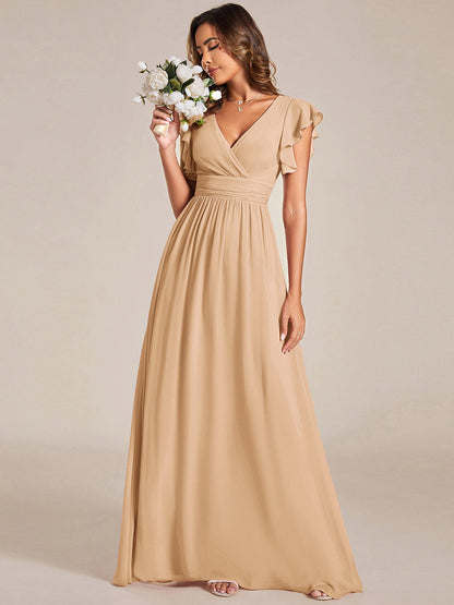 Casilda | Vestido Largo de Gasa con Espalda Abierta