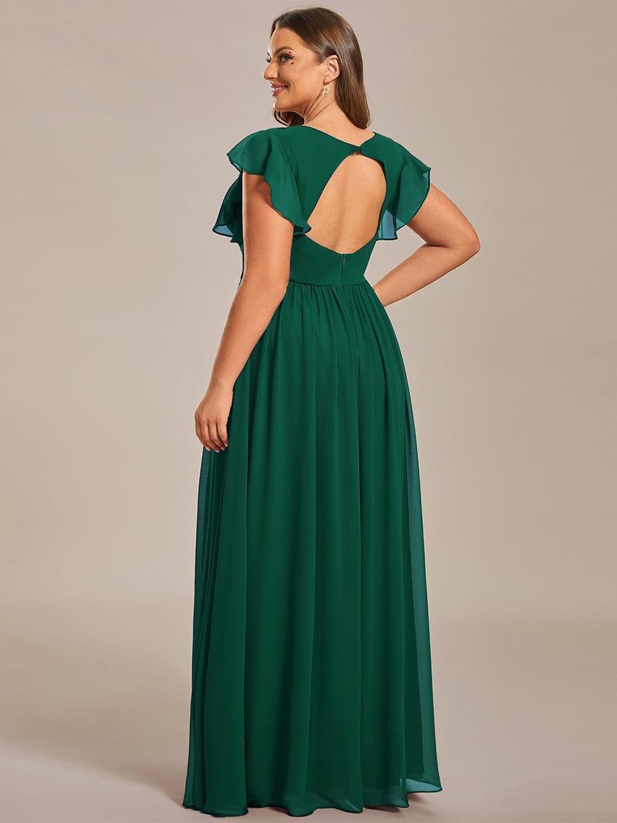 Casilda | Vestido Largo de Gasa con Espalda Abierta