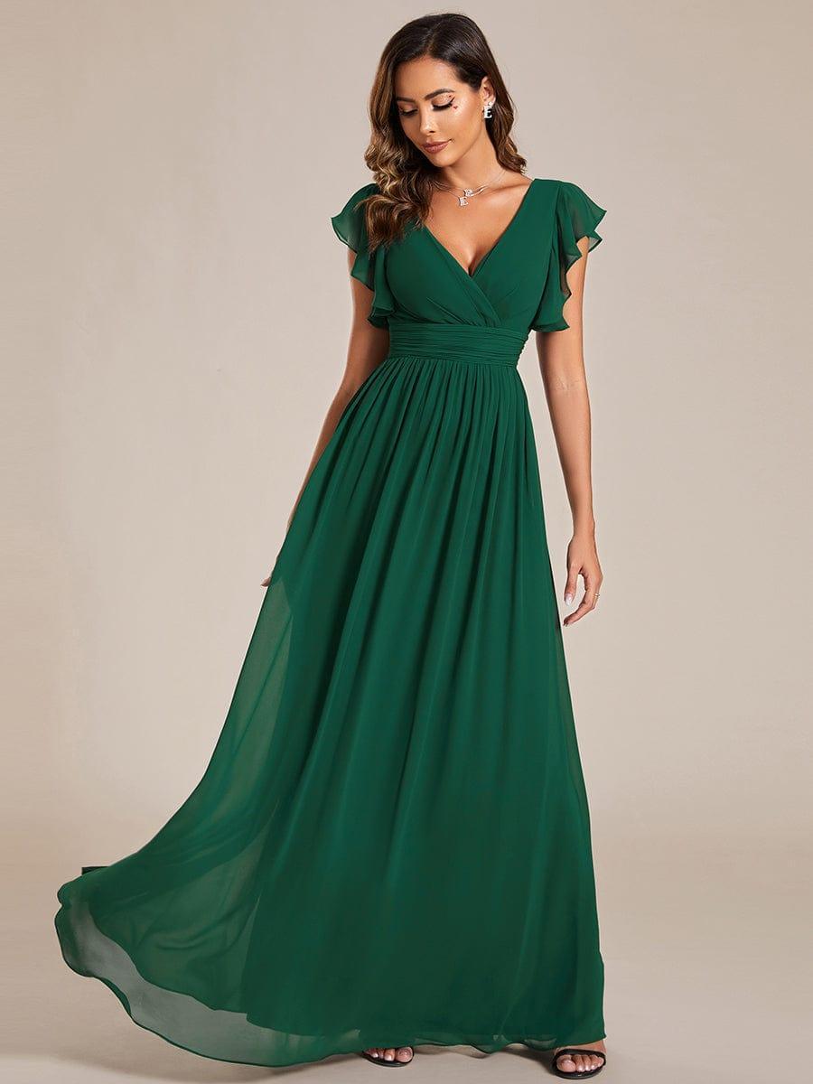 Casilda | Vestido Largo de Gasa con Espalda Abierta