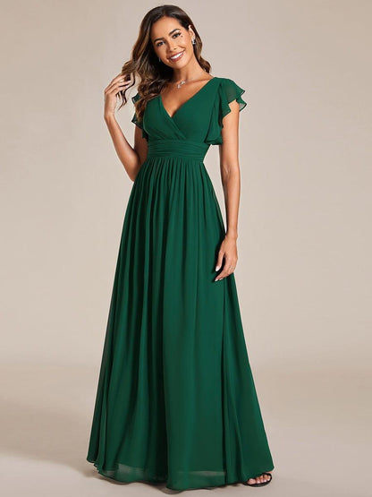 Casilda | Vestido Largo de Gasa con Espalda Abierta