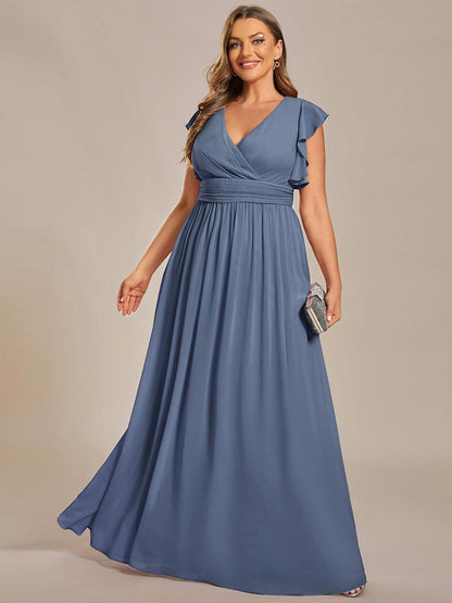 Casilda | Vestido Largo de Gasa con Espalda Abierta