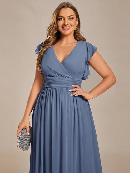 Casilda | Vestido Largo de Gasa con Espalda Abierta