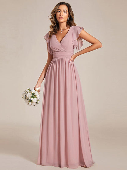 Casilda | Vestido Largo de Gasa con Espalda Abierta