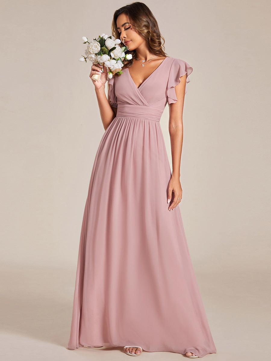 Casilda | Vestido Largo de Gasa con Espalda Abierta
