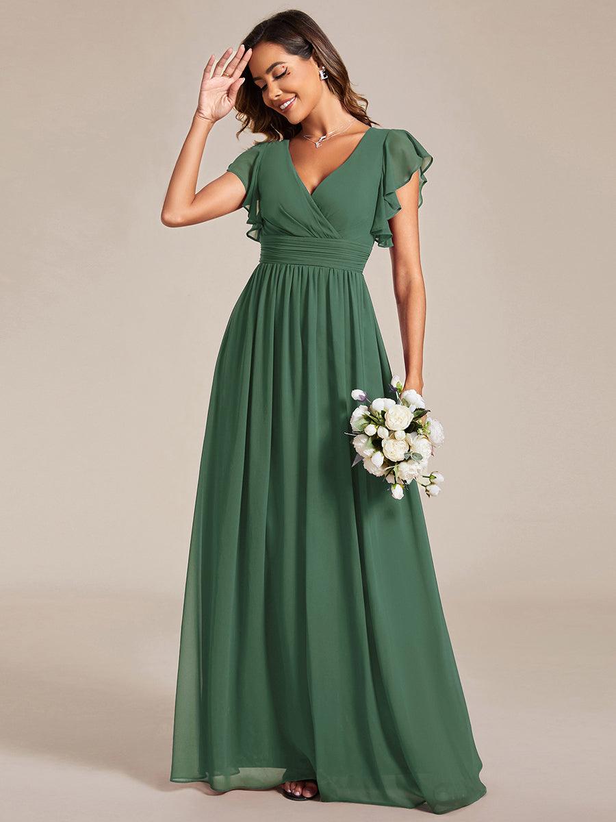 Casilda | Vestido Largo de Gasa con Espalda Abierta