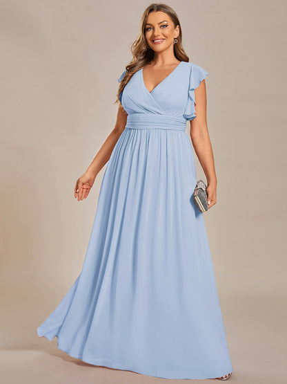 Casilda | Vestido Largo de Gasa con Espalda Abierta