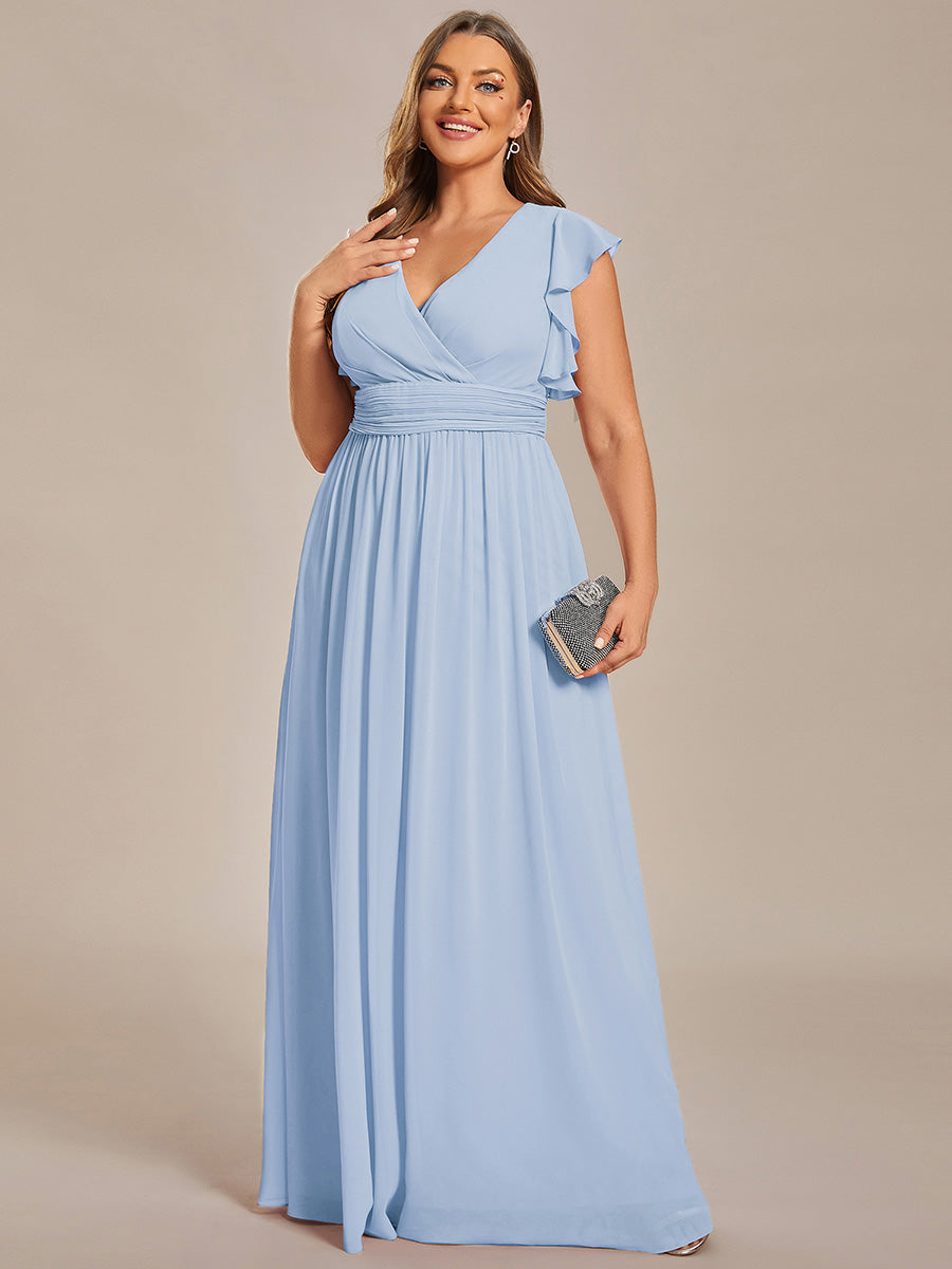 Casilda | Vestido Largo de Gasa con Espalda Abierta