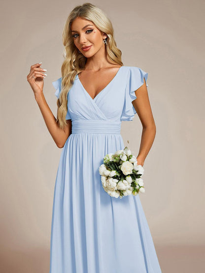 Casilda | Vestido Largo de Gasa con Espalda Abierta
