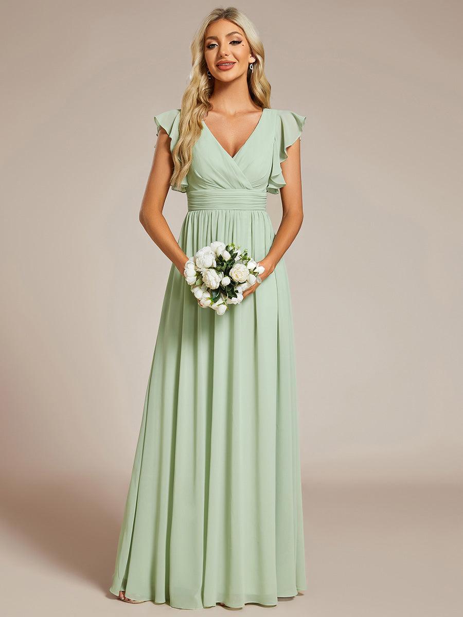 Casilda | Vestido Largo de Gasa con Espalda Abierta