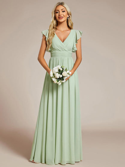 Casilda | Vestido Largo de Gasa con Espalda Abierta
