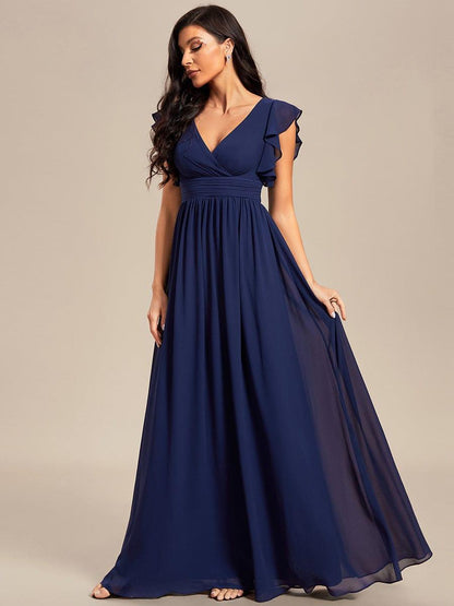 Casilda | Vestido Largo de Gasa con Espalda Abierta
