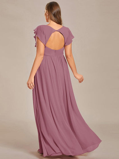 Casilda | Vestido Largo de Gasa con Espalda Abierta