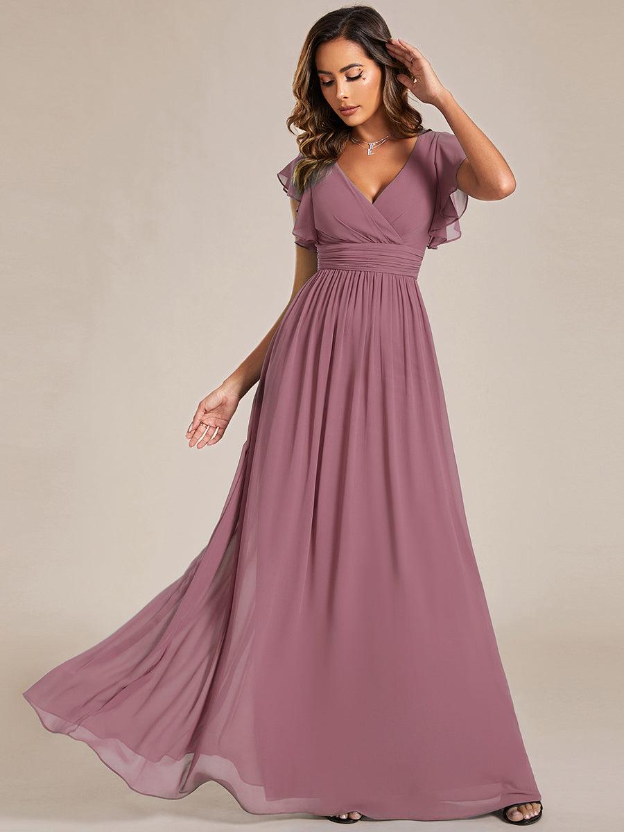Casilda | Vestido Largo de Gasa con Espalda Abierta