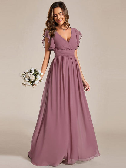 Casilda | Vestido Largo de Gasa con Espalda Abierta
