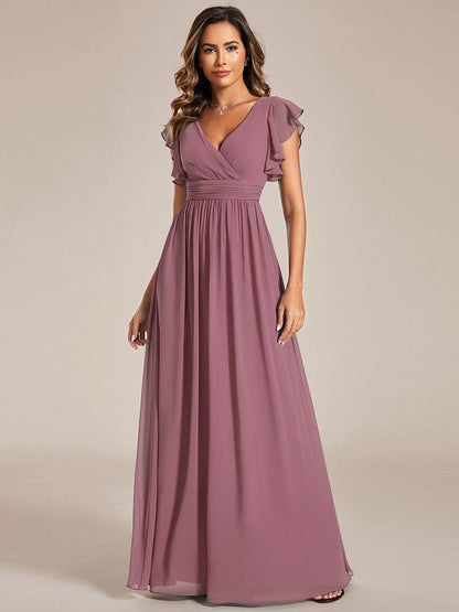 Casilda | Vestido Largo de Gasa con Espalda Abierta