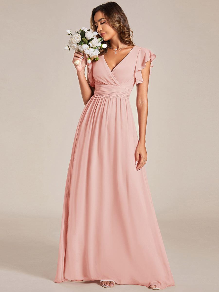 Casilda | Vestido Largo de Gasa con Espalda Abierta