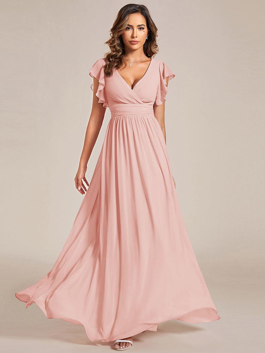 Casilda | Vestido Largo de Gasa con Espalda Abierta