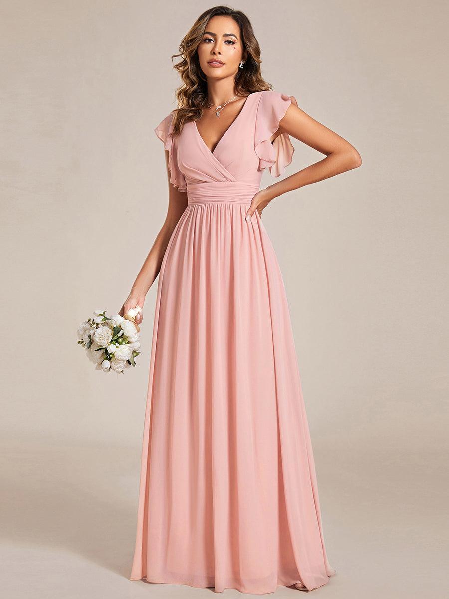 Casilda | Vestido Largo de Gasa con Espalda Abierta