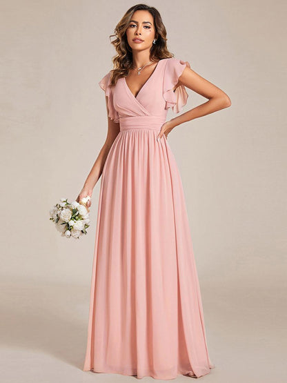 Casilda | Vestido Largo de Gasa con Espalda Abierta