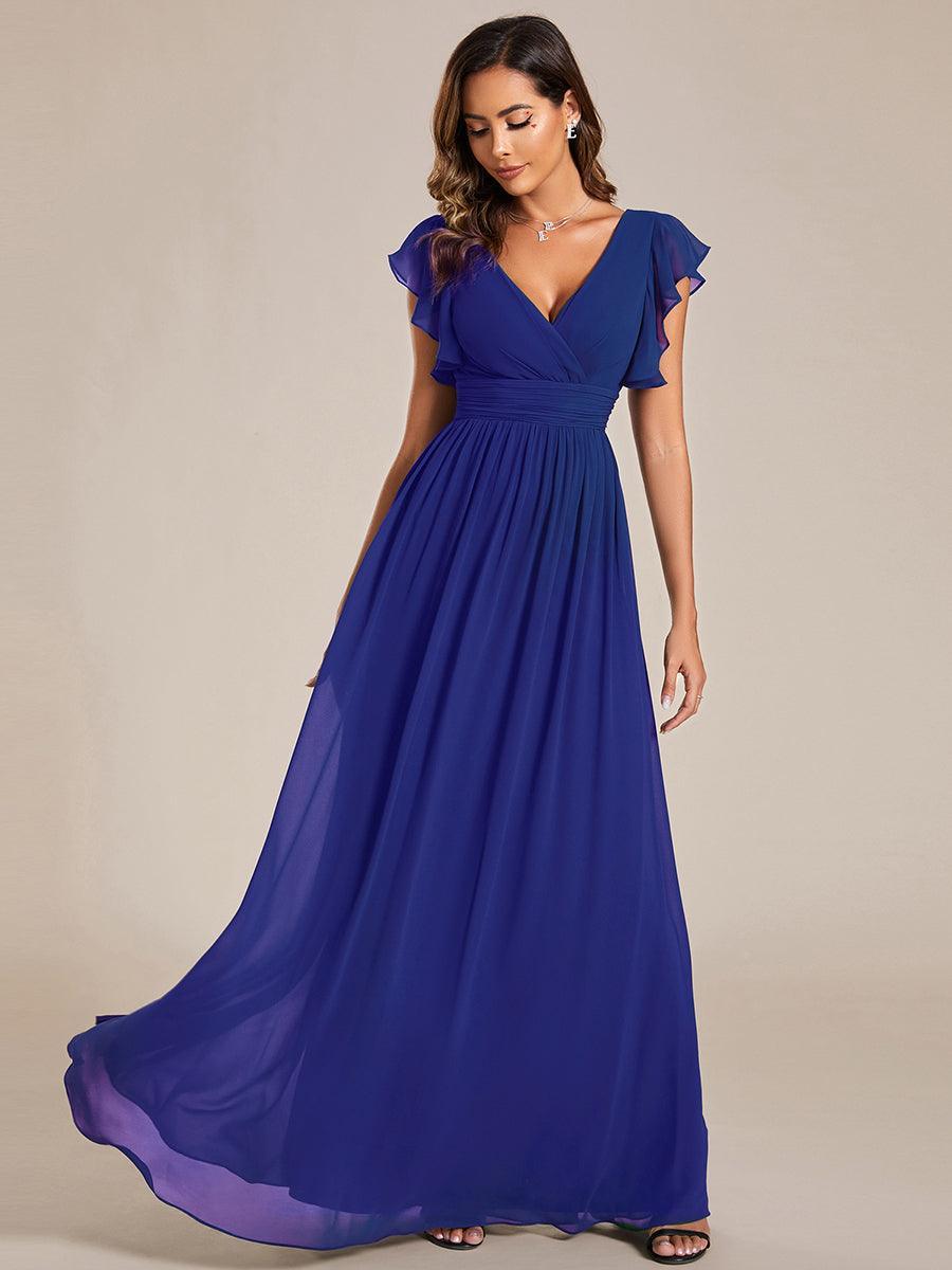 Casilda | Vestido Largo de Gasa con Espalda Abierta