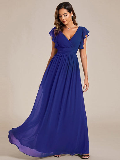 Casilda | Vestido Largo de Gasa con Espalda Abierta