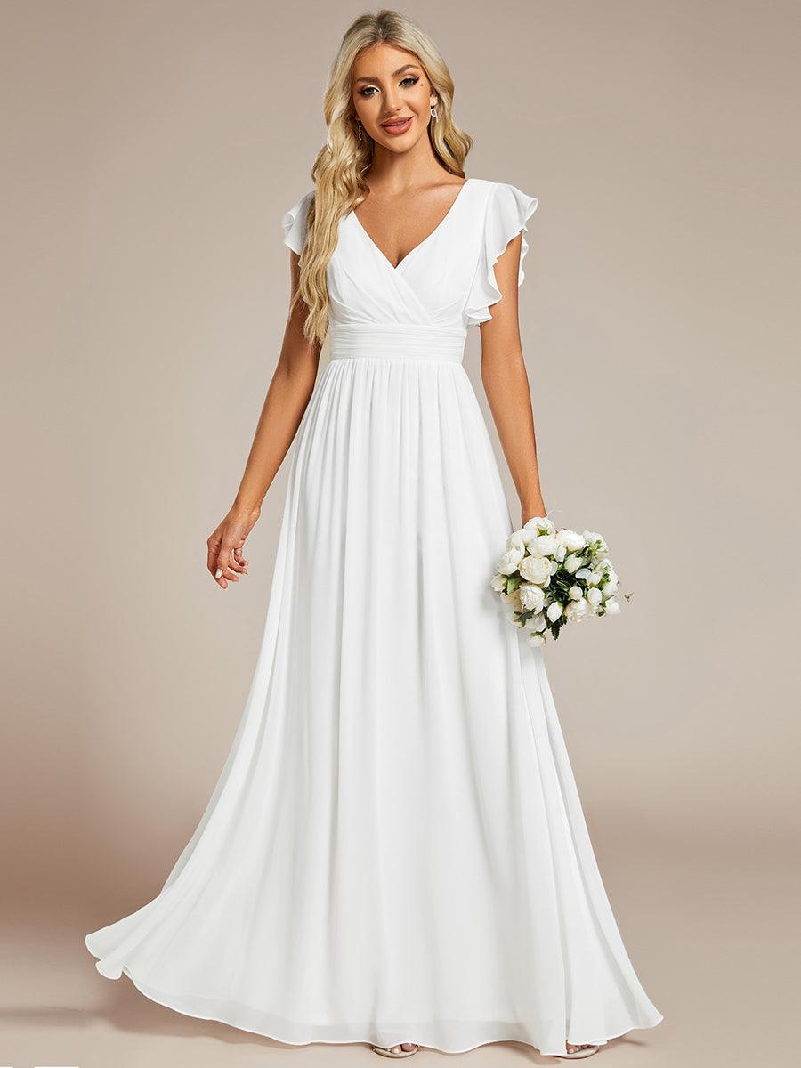 Casilda | Vestido Largo de Gasa con Espalda Abierta