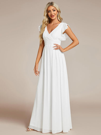 Casilda | Vestido Largo de Gasa con Espalda Abierta