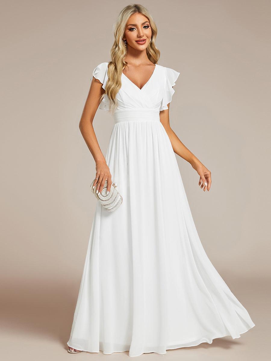 Casilda | Vestido Largo de Gasa con Espalda Abierta
