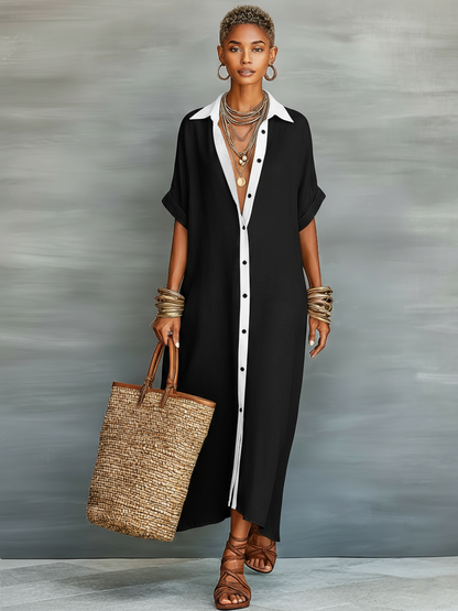 Nataly│Brisa Linen Shirt Dress