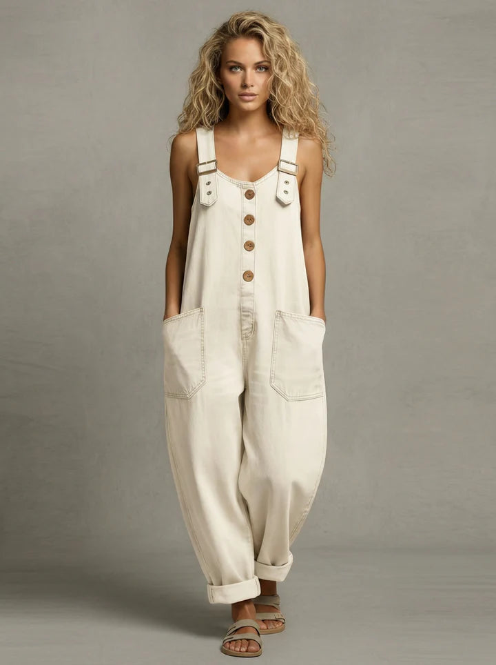Triana | Peto de Denim de Algodón Relajado
