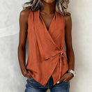 Sofía | Sleeveless Wrap Blouse
