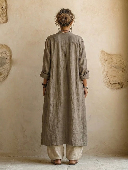 Vega | Three-Piece Printed Linen Set
