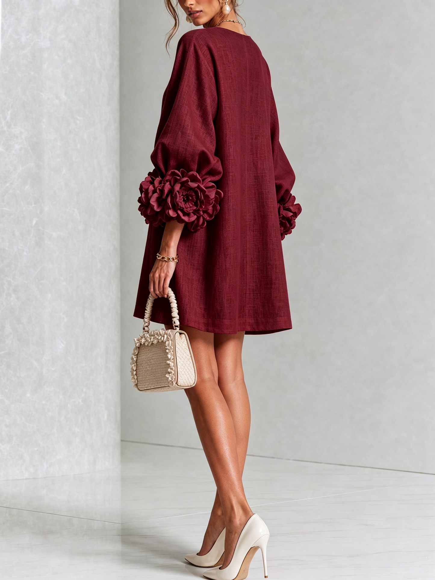 Perla | Vestido Mini con Puños