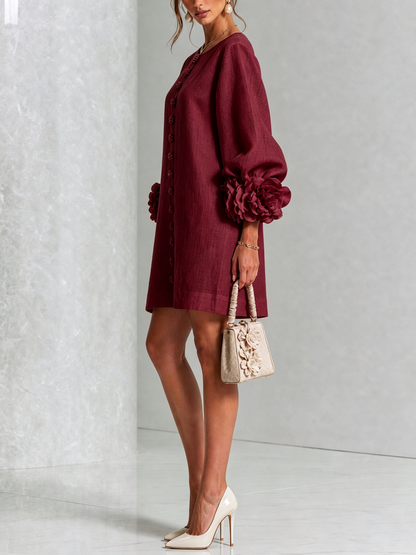 Perla | Vestido Mini con Puños