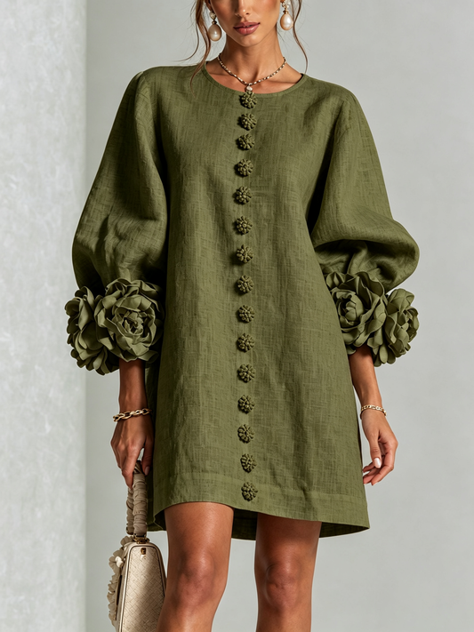 Perla | Vestido Mini con Puños