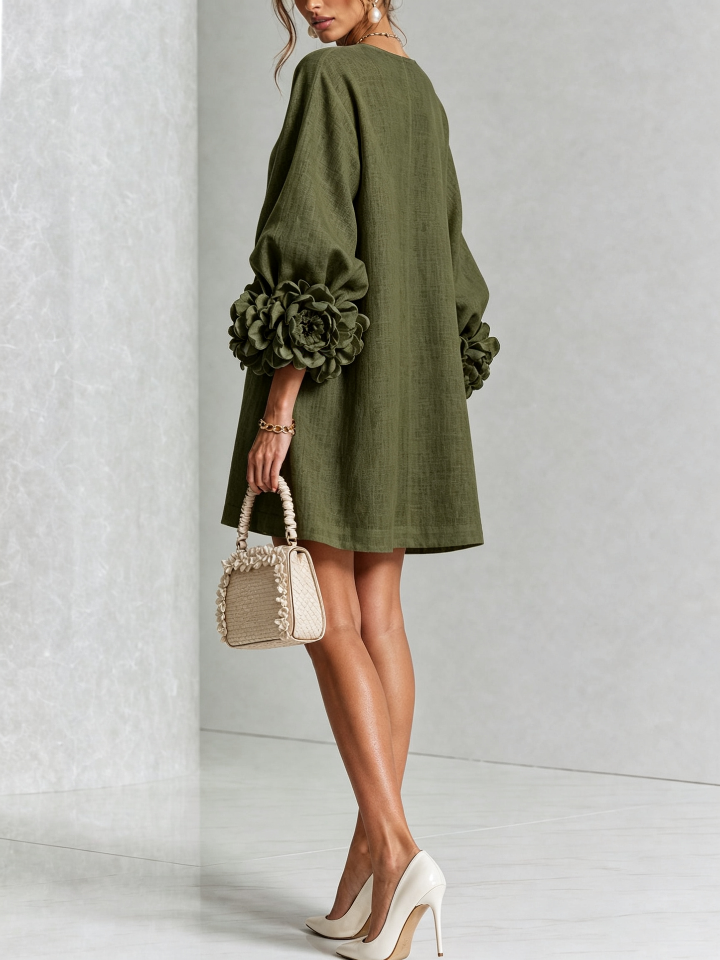 Perla | Vestido Mini con Puños