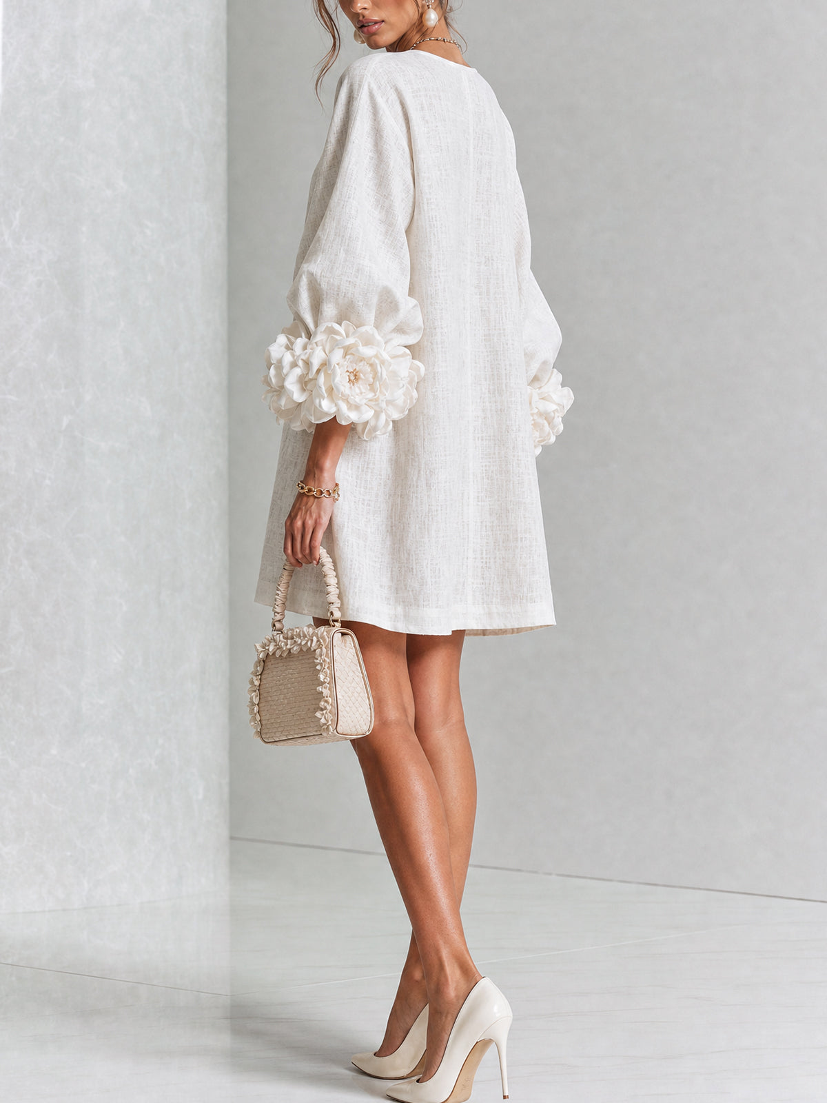 Perla | Vestido Mini con Puños